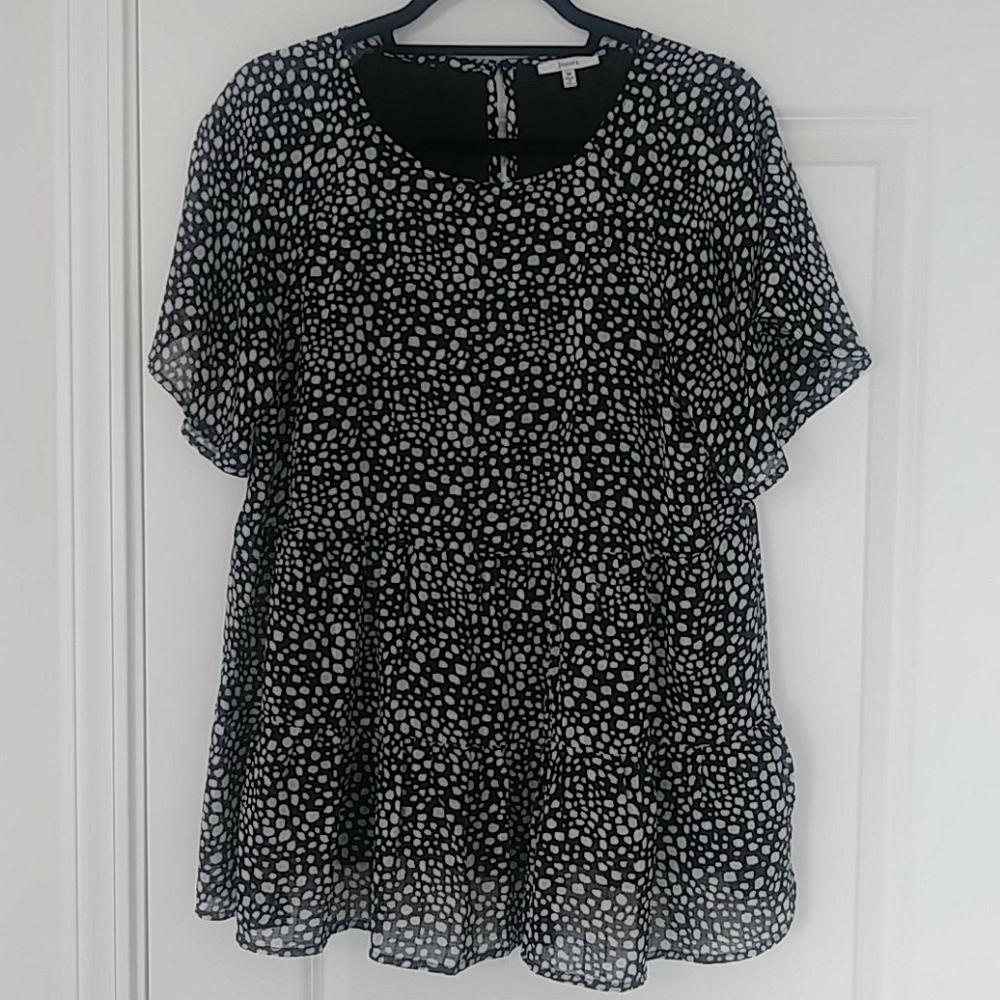 Printed Baby doll Top